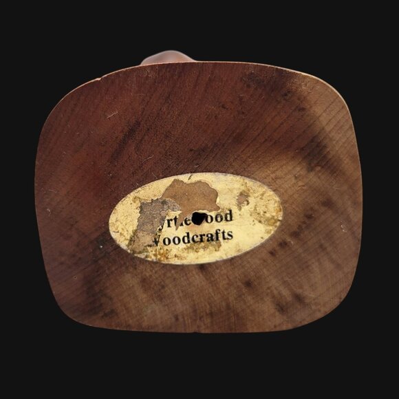 Handcrafted Myrtlewood Madonna Abstract Figurine Statue 12 Inch - Picture 7 of 7